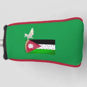 Friedens Taube Palästina Wassermelone Putter Golf Headcover