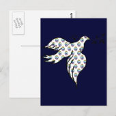 Friedens Taube Postkarte (Vorne/Hinten)