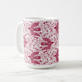 Friedens Taube Vogel Kaffeetasse (Vorderseite Links)