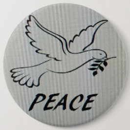Friedens-Tauben-Logo-Schaltfläche Button