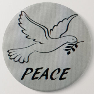 Friedens-Tauben-Logo-Schaltfläche Button
