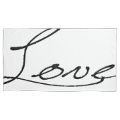 Friedens-u. Liebe-König Pillow Cases Kissenbezug (Vorderseite-Links)