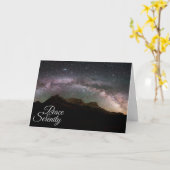 Friedens-u. Ruhe-Gebirgsgeburtstags-Karte Karte (Gelbe Blume)