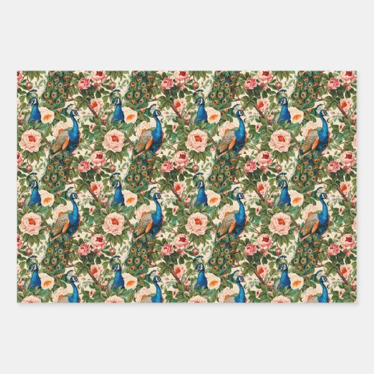 Friedens- und Blume Geschenkpapier Set (Vorderseite 2)