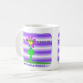Friedens-und Harmonie-Blume Kaffeetasse (Vorderseite Links)
