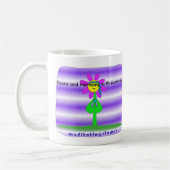 Friedens-und Harmonie-Blume Kaffeetasse (Links)