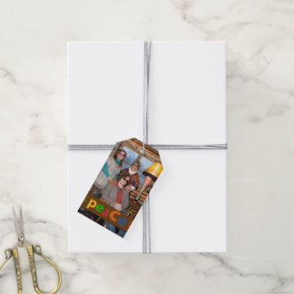 Friedens- und Joystiftmarke Geschenkanhänger