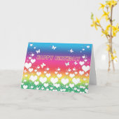 Friedens-und Liebe-Geburtstags-Karte Karte (Gelbe Blume)