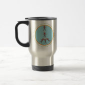 Friedensaffe-Reise-Tasse Reisebecher (Links)