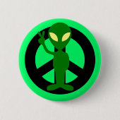 Friedensalien Button (Vorderseite)
