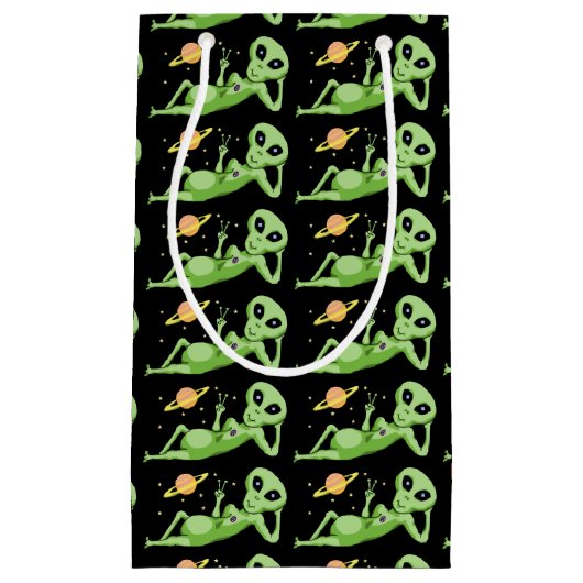 Friedensalien-Geschenk-Tasche Kleine Geschenktüte (Vorderseite)