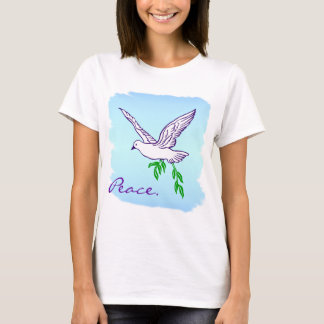 Friedensangebot taucht mit Olive Branch Shirt auf