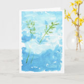 Friedensanmerkungskarte (Gruß) Karte (Gelbe Blume)