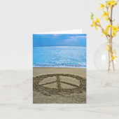 Friedensanmerkungskarte Karte (Gelbe Blume)