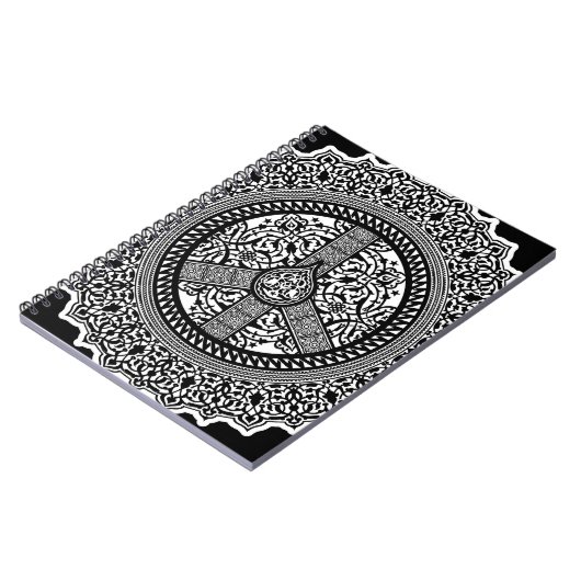 Friedensarabeske-Notizbuch Notizblock (Linke Seite)