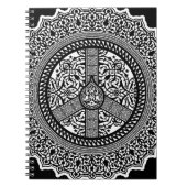 Friedensarabeske-Notizbuch Notizblock (Vorderseite)