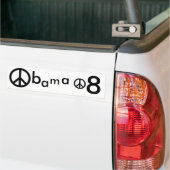 FriedensAutoaufkleber Obama 08 Autoaufkleber (Auf Lkw)