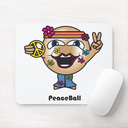 Friedensball Mousepad (Mit Mouse)