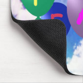 Friedensballone 1-0-1 mousepad (Ecke)