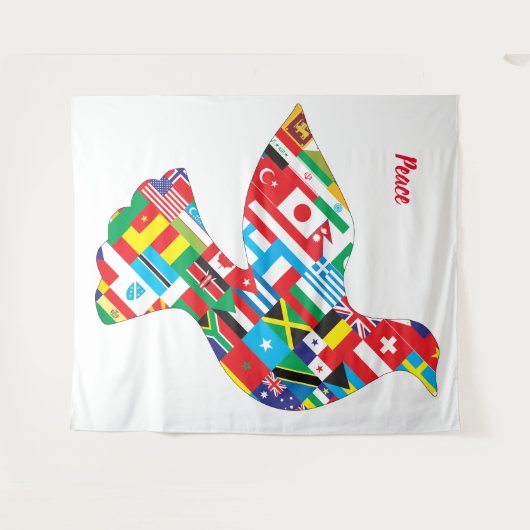 Friedensband Wandteppich (Vorderseite (Horizontal))