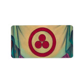 Friedensbanner von Nicholas Roerich Adressaufkleber (Vorne)