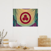 Friedensbanner von Nicholas Roerich Poster (Küche)