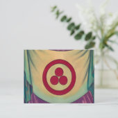 Friedensbanner von Nicholas Roerich Postkarte (Stehend Vorderseite)