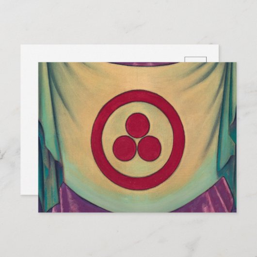 Friedensbanner von Nicholas Roerich Postkarte (Vorne/Hinten)