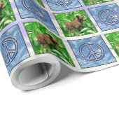 Friedensbärn-Packpapier Geschenkpapier (Rolleneckpunkt)