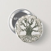 Friedensbaum Button (Vorne & Hinten)