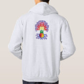 Friedensbaum Hoodie (Rückseite)