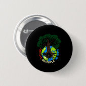 Friedensbaum Liebe Umweltschutz Erde D T Button (Vorne & Hinten)