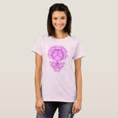 Friedensbaum, lila T-Shirt (Vorne ganz)
