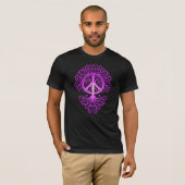 Friedensbaum, lila T-Shirt (Vorne ganz)