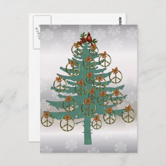 Friedensbaum Postkarte (Vorne/Hinten)