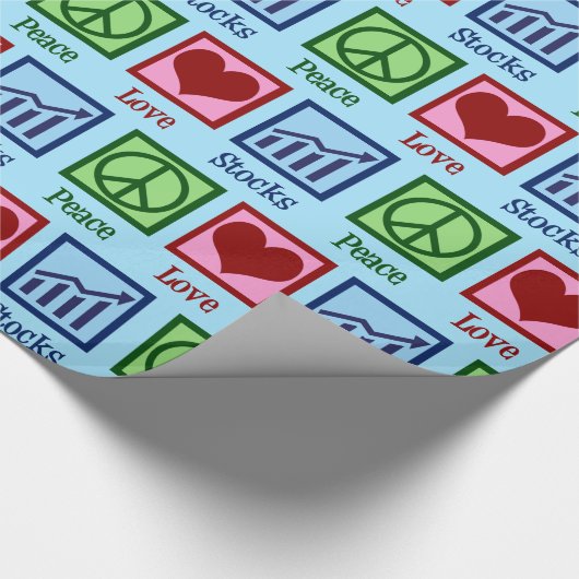 Friedensbestände für Lieben Geschenkpapier (Ecke)