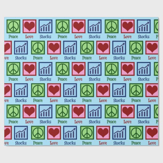 Friedensbestände für Lieben Geschenkpapier (Flach)