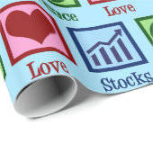 Friedensbestände für Lieben Geschenkpapier (Rolleneckpunkt)