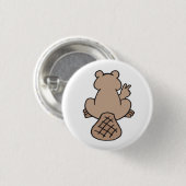 Friedensbiber Button (Vorne & Hinten)
