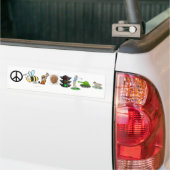Friedensbiene "hey" Lichtmast-Fahrerpanzer-Mutters Autoaufkleber (Auf Lkw)