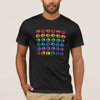 Friedensbitte Regenbogen T - SHIRT