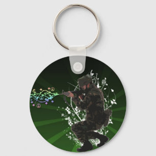 Friedensbläser-Schlüsselanhänger Schlüsselanhänger