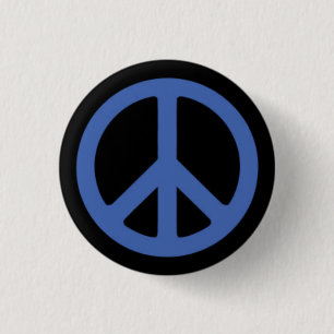 Friedensblau Button