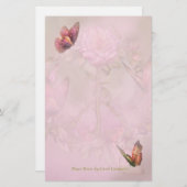 Friedensblockade für Rose Briefpapier (Vorne/Hinten)