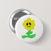 FriedensBlume Button (Vorne & Hinten)