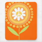 FriedensBlume Mausunterlage Mousepad (Vorne)