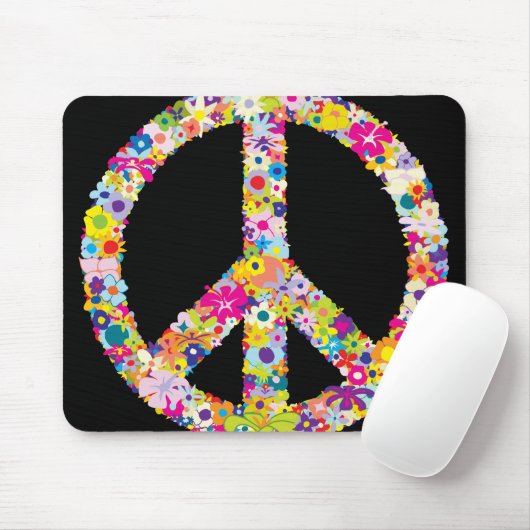 FriedensBlumen Mousepad (Mit Mouse)