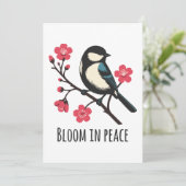 Friedensblut Einladung (Stehend Vorderseite)