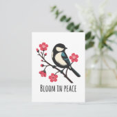 Friedensblut Postkarte (Stehend Vorderseite)