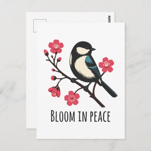 Friedensblut Postkarte (Vorne/Hinten)